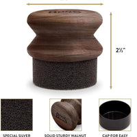 John Boos - Oil & Cream Round Applicator, Walnut Wood Colour - APPLICRND-W