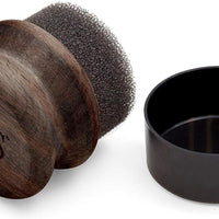 John Boos - Oil & Cream Round Applicator, Walnut Wood Colour - APPLICRND-W