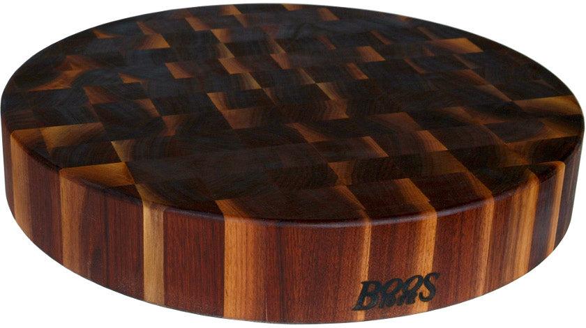 John Boos - Walnut 18" Round Chopping Block - CCB183-R