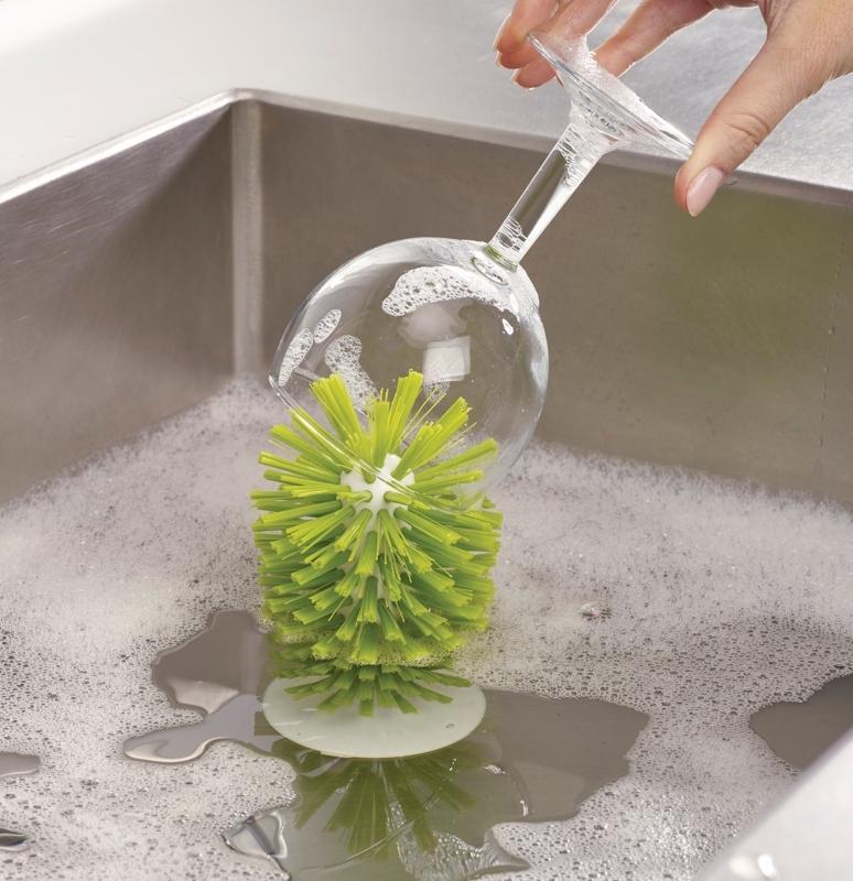 Joseph Joseph Green Brush Up In-Sink Brush - 85103