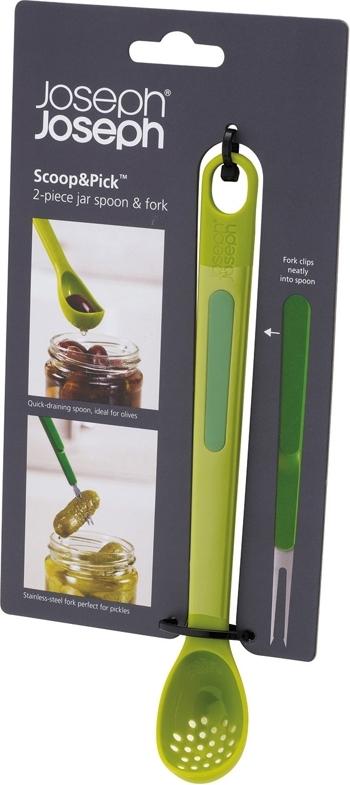 Joseph Joseph - Scoop & Pick Jar Spoon & Fork - 10105