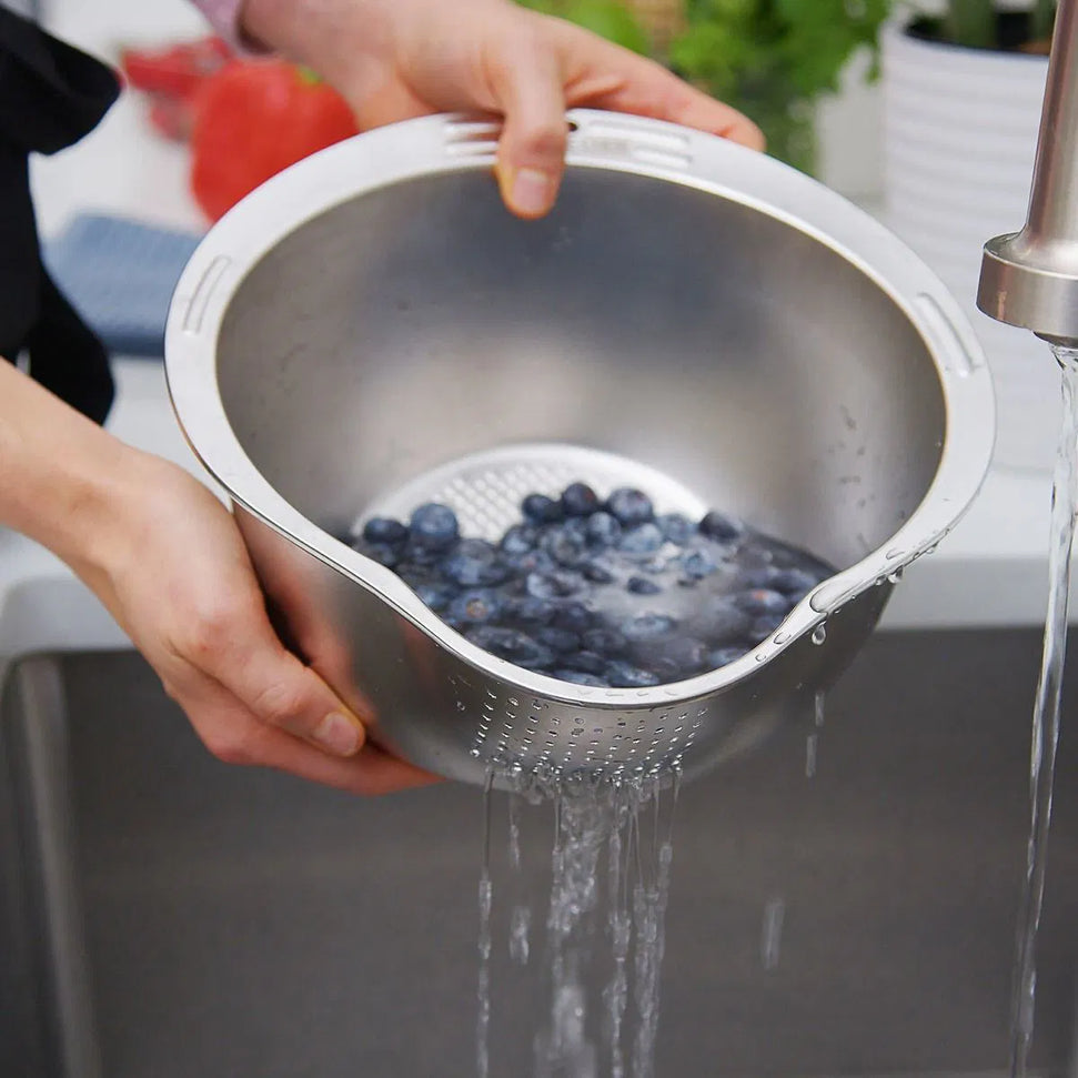 Joyce Chen - 10.6" Stainless Steel Rice Washer & Colander - J31-0095