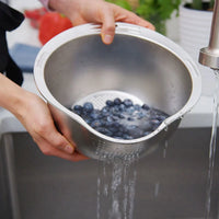 Joyce Chen - 10.6" Stainless Steel Rice Washer & Colander - J31-0095