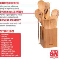 Joyce Chen - 11 Piece Burnished Bamboo Utensil Set - JCK006