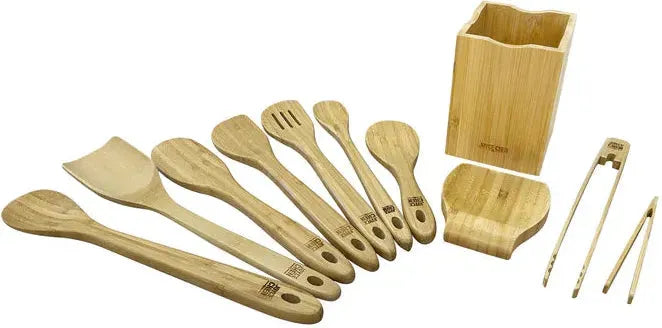 Joyce Chen - 11 Piece Burnished Bamboo Utensil Set - JCK006