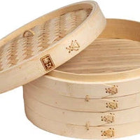 Joyce Chen - 12" 2-Tier Bamboo Steamer Baskets - J26-0012