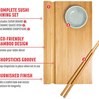 Joyce Chen - 2 Pcs Bamboo Sushi Bundle - JCK009