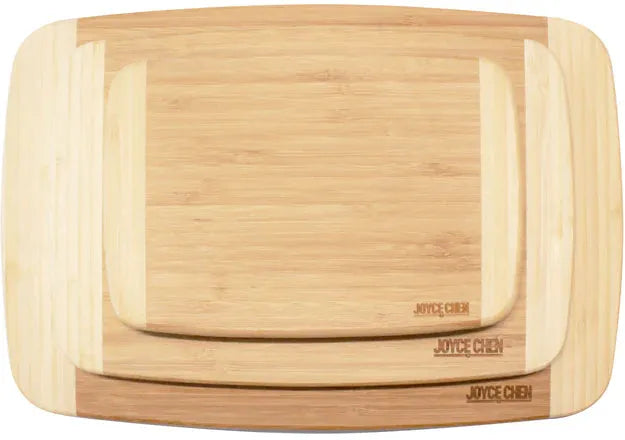 Joyce Chen - 3 Pcs Burnished Bamboo Cutting Board Set - JCK002