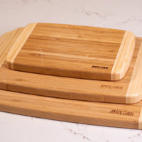 Joyce Chen - 3 Pcs Burnished Bamboo Cutting Board Set - JCK002