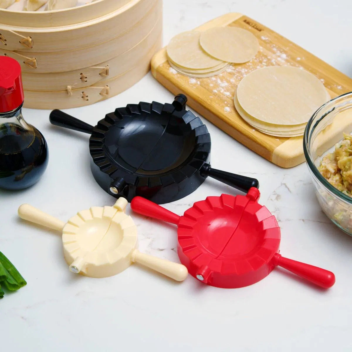 Joyce Chen - 3 Pcs Plastic Dumpling Press Set - J31-3345