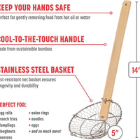 Joyce Chen - 5" Stainless Steel Spider Strainer - J30-0036