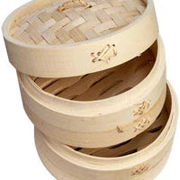 Joyce Chen - 6" 2-Tier Bamboo Steamer Baskets - J26-0016