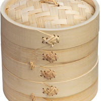 Joyce Chen - 6" 2-Tier Bamboo Steamer Baskets - J26-0016