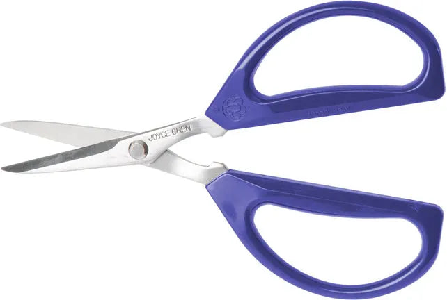 Joyce Chen - 6.3" Original Unlimited Kitchen Scissors with Blue Handles, Pack of 2 - KCHZ09008