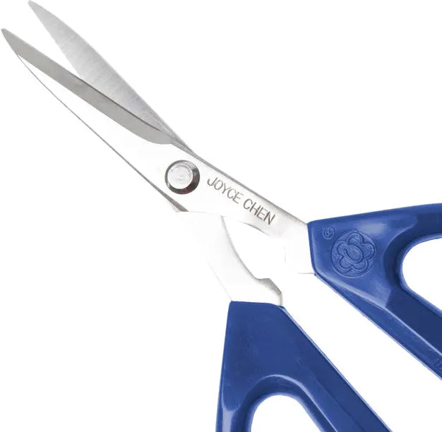 Joyce Chen - 6.3" Original Unlimited Kitchen Scissors with Blue Handles, Pack of 2 - KCHZ09008