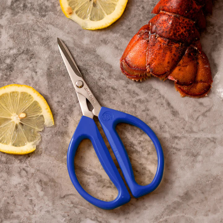 Joyce Chen - 6.3" Original Unlimited Kitchen Scissors with Blue Handles, Pack of 2 - KCHZ09008