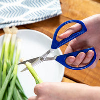 Joyce Chen - 6.3" Original Unlimited Kitchen Scissors with Blue Handles, Pack of 2 - KCHZ09008