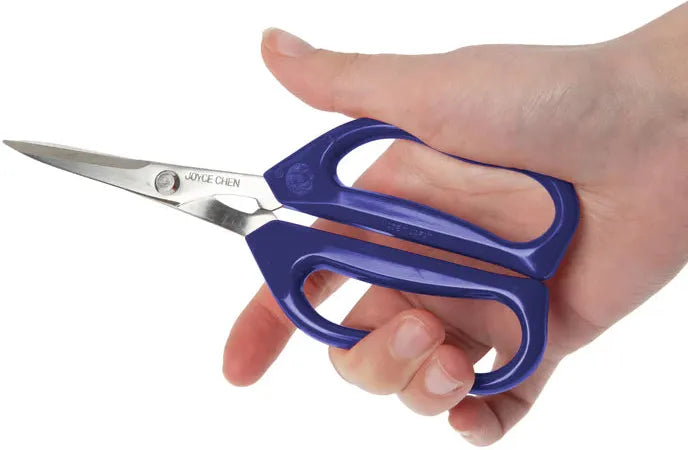 Joyce Chen - 6.3" Original Unlimited Kitchen Scissors with Blue Handles, Pack of 2 - KCHZ09008