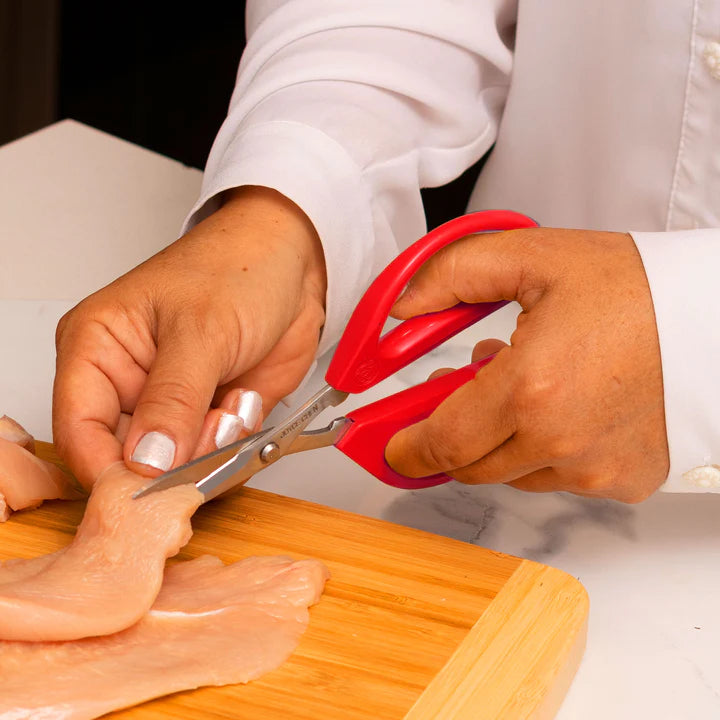 Joyce Chen - 6.3" Original Unlimited Kitchen Scissors with Red Handles, Pack of 2 - KCHZ09010