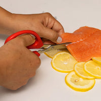 Joyce Chen - 6.3" Original Unlimited Kitchen Scissors with Red Handles, Pack of 2 - KCHZ09010