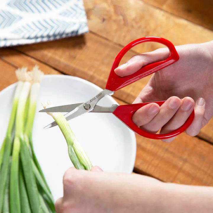 Joyce Chen - 6.3" Original Unlimited Kitchen Scissors with Red Handles, Pack of 2 - KCHZ09010