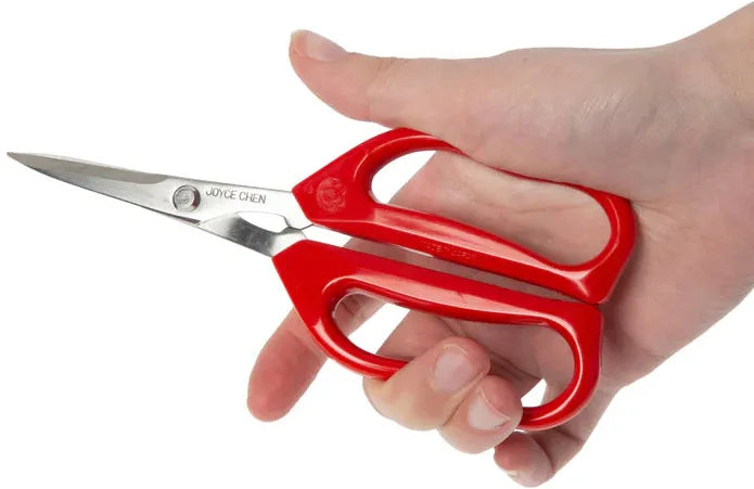 Joyce Chen - 6.3" Original Unlimited Kitchen Scissors with Red Handles, Pack of 2 - KCHZ09010