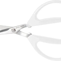 Joyce Chen - 6.3" Original Unlimited Kitchen Scissors with White Handles, Pack of 2 - KCHZ09009