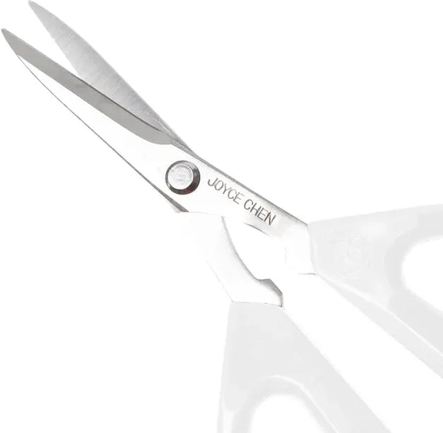 Joyce Chen - 6.3" Original Unlimited Kitchen Scissors with White Handles, Pack of 2 - KCHZ09009