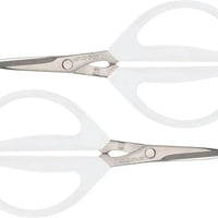 Joyce Chen - 6.3" Original Unlimited Kitchen Scissors with White Handles, Pack of 2 - KCHZ09009