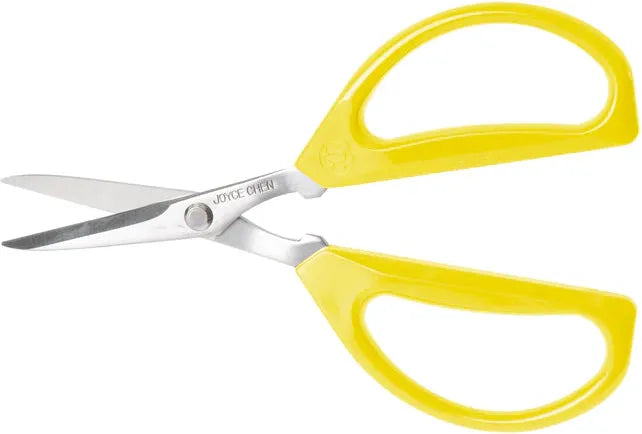 Joyce Chen - 6.3" Original Unlimited Kitchen Scissors with Yellow Handles, Pack of 2 - KCHZ09007
