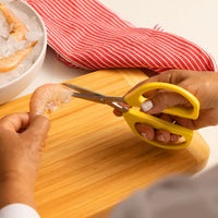 Joyce Chen - 6.3" Original Unlimited Kitchen Scissors with Yellow Handles, Pack of 2 - KCHZ09007