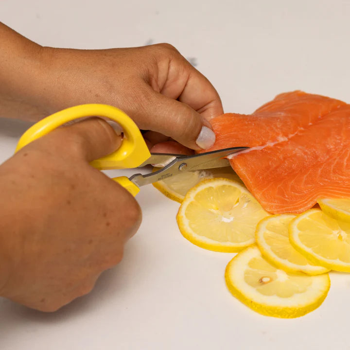 Joyce Chen - 6.3" Original Unlimited Kitchen Scissors with Yellow Handles, Pack of 2 - KCHZ09007