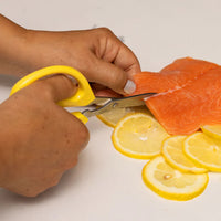 Joyce Chen - 6.3" Original Unlimited Kitchen Scissors with Yellow Handles, Pack of 2 - KCHZ09007