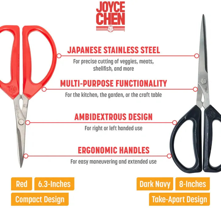 Joyce Chen - 8" Deluxe and 6" Original Unlimited Scissors - KCHZ06801