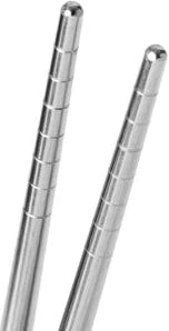 Joyce Chen - 9" Reusable Stainless Steel Metal Chopsticks, Pack of 5 Pair - J90-1127