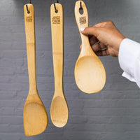 Joyce Chen - Burnished Bamboo Wok Utensil, Pack of 3 - J33-2018