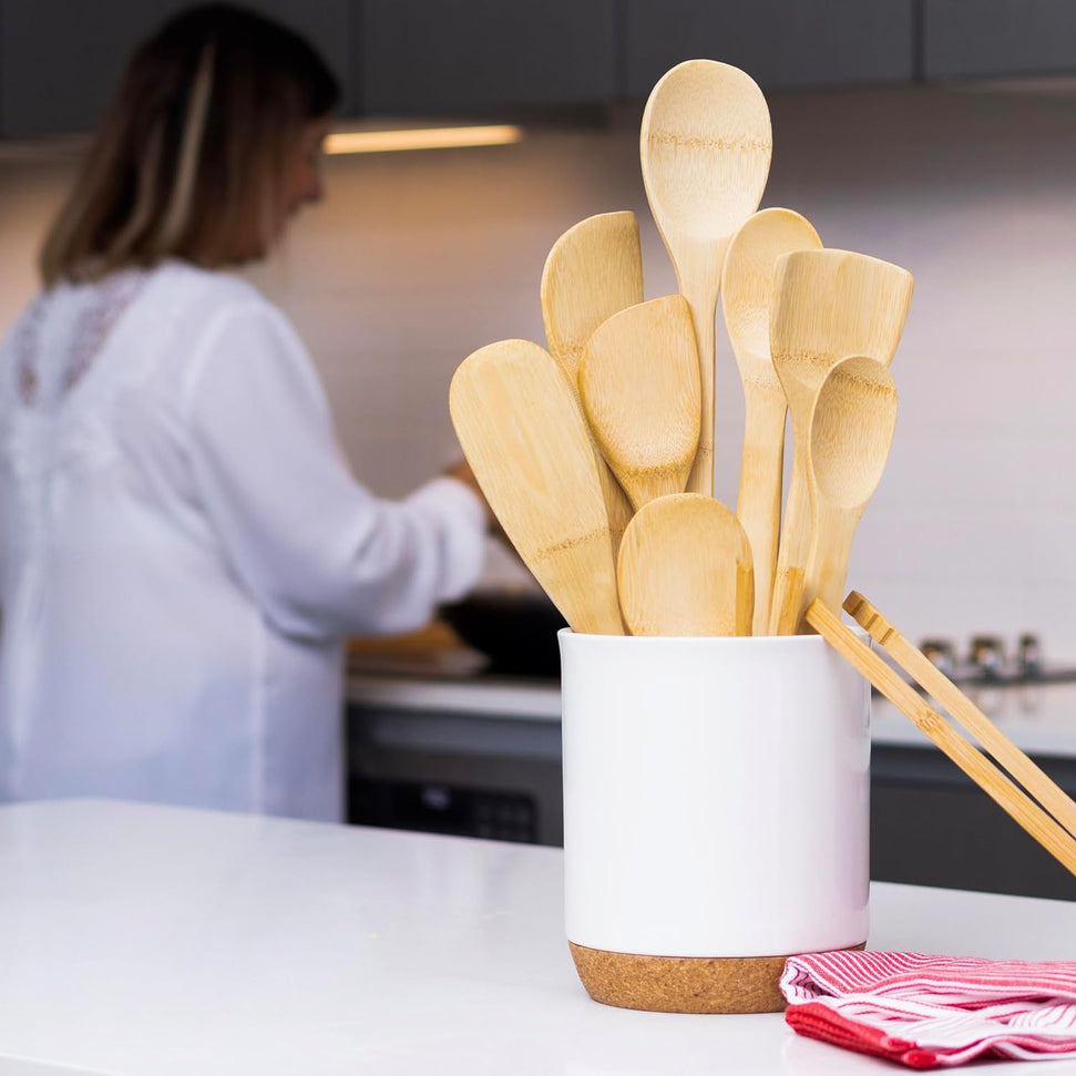 Joyce Chen - Burnished Bamboo Wok Utensil, Pack of 3 - J33-2018