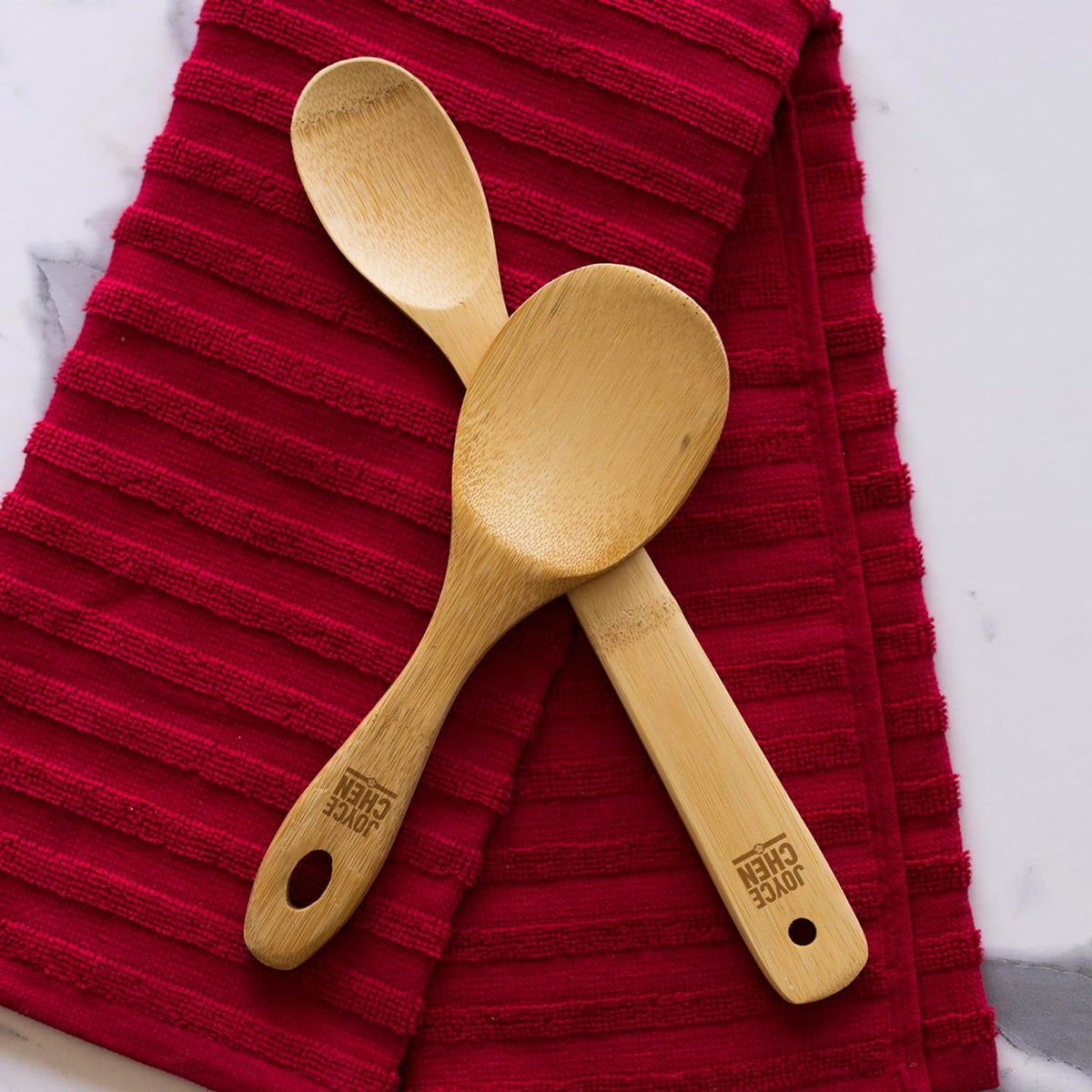 Joyce Chen - Burnished Bamboo Wok Utensil, Pack of 3 - J33-2018