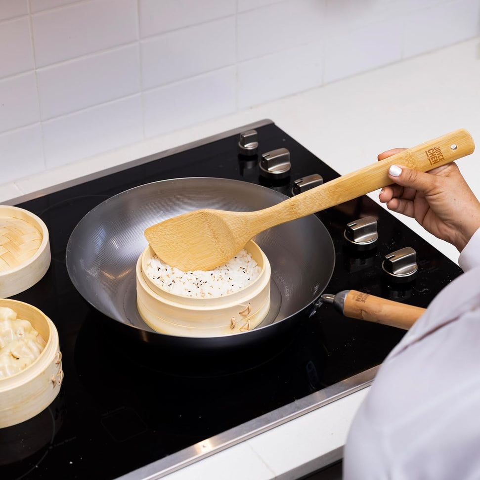 Joyce Chen - Burnished Bamboo Wok Utensil, Pack of 3 - J33-2018