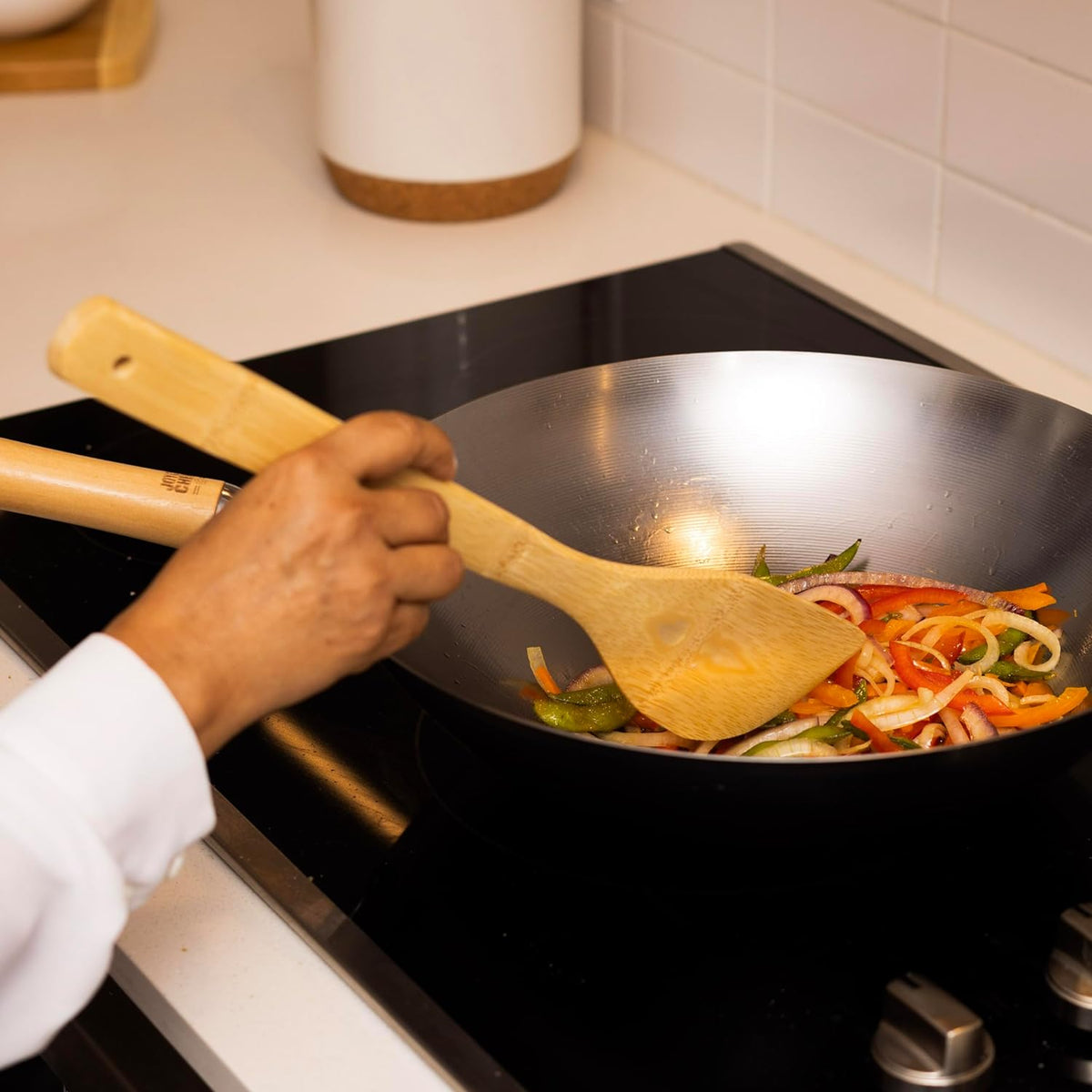 Joyce Chen - Burnished Bamboo Wok Utensil, Pack of 3 - J33-2018