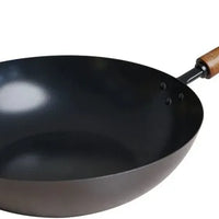 Joyce Chen - Classic Series 12" Black Carbon Steel Ceramic Nonstick Stir Fry Pan - J21-0612