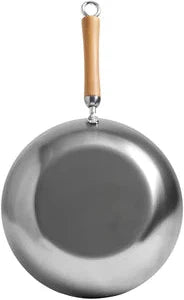 Joyce Chen - Classic Series 12" Carbon Steel Stir Fry Pan With Birch Handle - J21-9979