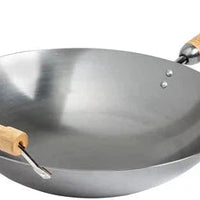 Joyce Chen - Classic Series 14" Round Bottom Carbon Steel Wok With Birch Handles - J20-1140