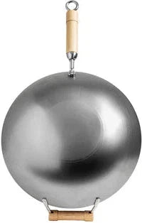 Joyce Chen - Classic Series 14" Round Bottom Carbon Steel Wok With Birch Handles - J20-1140