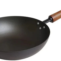 Joyce Chen - Classic Series 9.5" Black Carbon Steel Ceramic Nonstick Stir Fry Pan - J21-0609