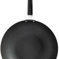Joyce Chen - Professional Series 12" Carbon Steel Excalibur Nonstick Stir Fry Pan With Phenolic Handle - J22-0030