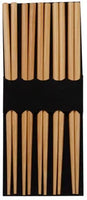 Joyce Chen - Reusable Burnished Bamboo Chopsticks, Pack of 5 Pair - J30-0041