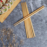 Joyce Chen - Reusable Burnished Bamboo Chopsticks, Pack of 5 Pair - J30-0041