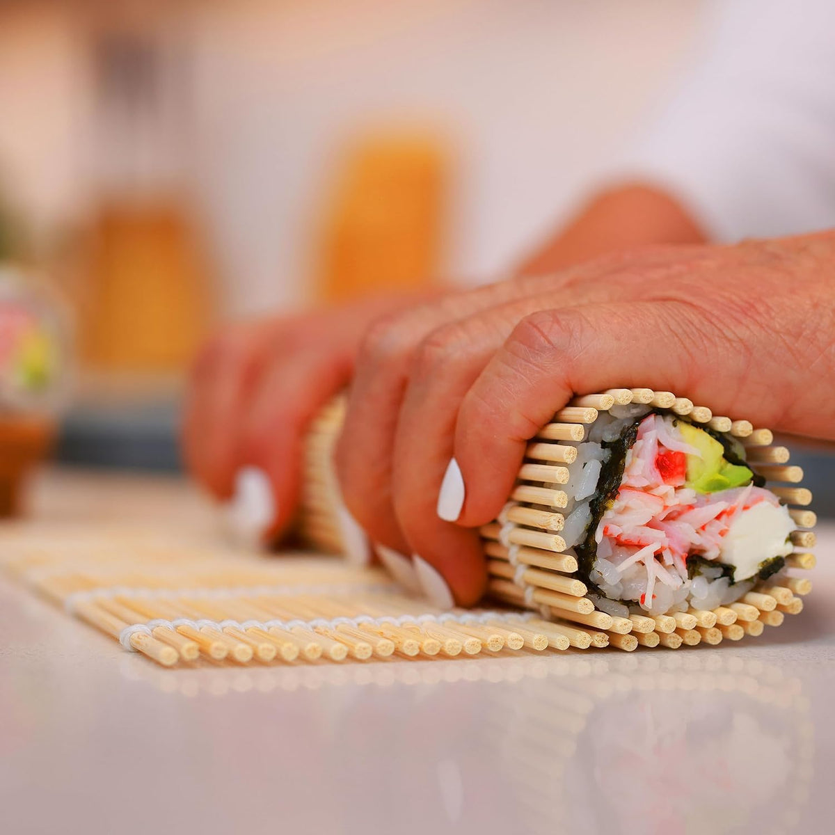 Joyce Chen - Sushi Making Kit with Sushi Roller, Pack of 2-Piece - J33-0022