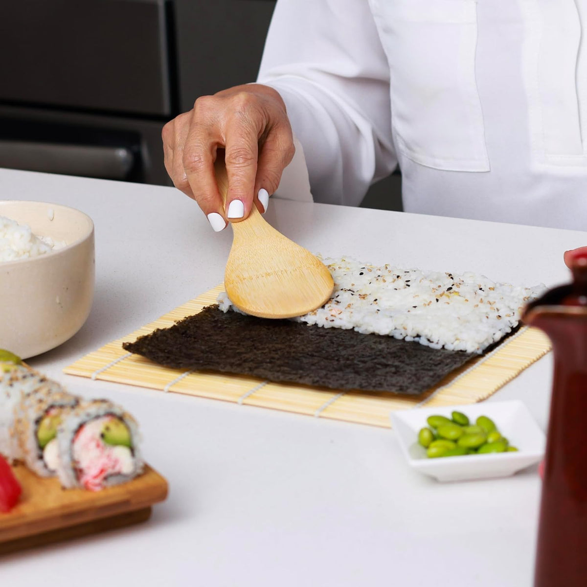 Joyce Chen - Sushi Making Kit with Sushi Roller, Pack of 2-Piece - J33-0022